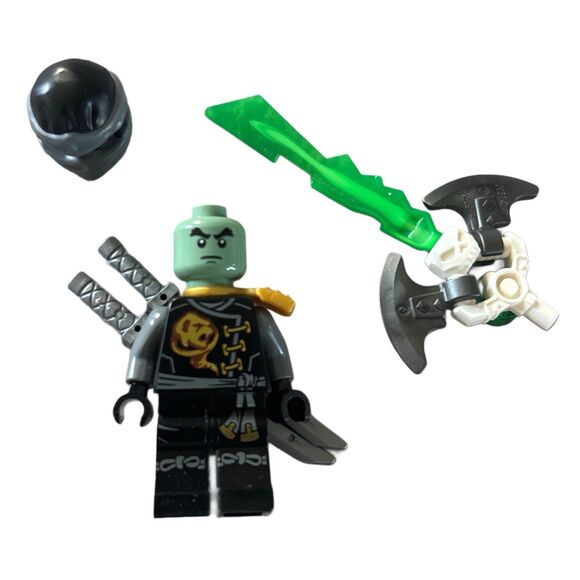 LEGO Minifigure - Cole - Skybound Ghost Head Wrap With Sword njo0201 70604 - Picture 5 of 5